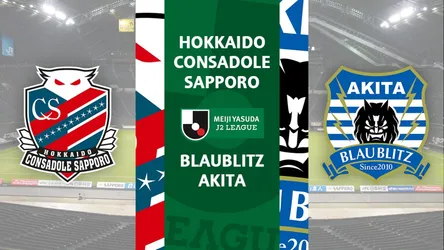 Hokkaido Consadole Sapporo vs Blaublitz Akita